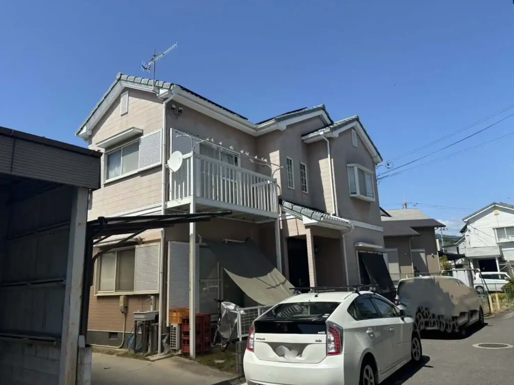 和歌山県の外壁、屋根塗装の施工前の概況